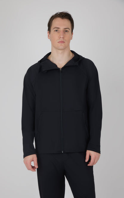 90 Degree by Reflex Men's Brushed Warp Full Zip Hoodie
