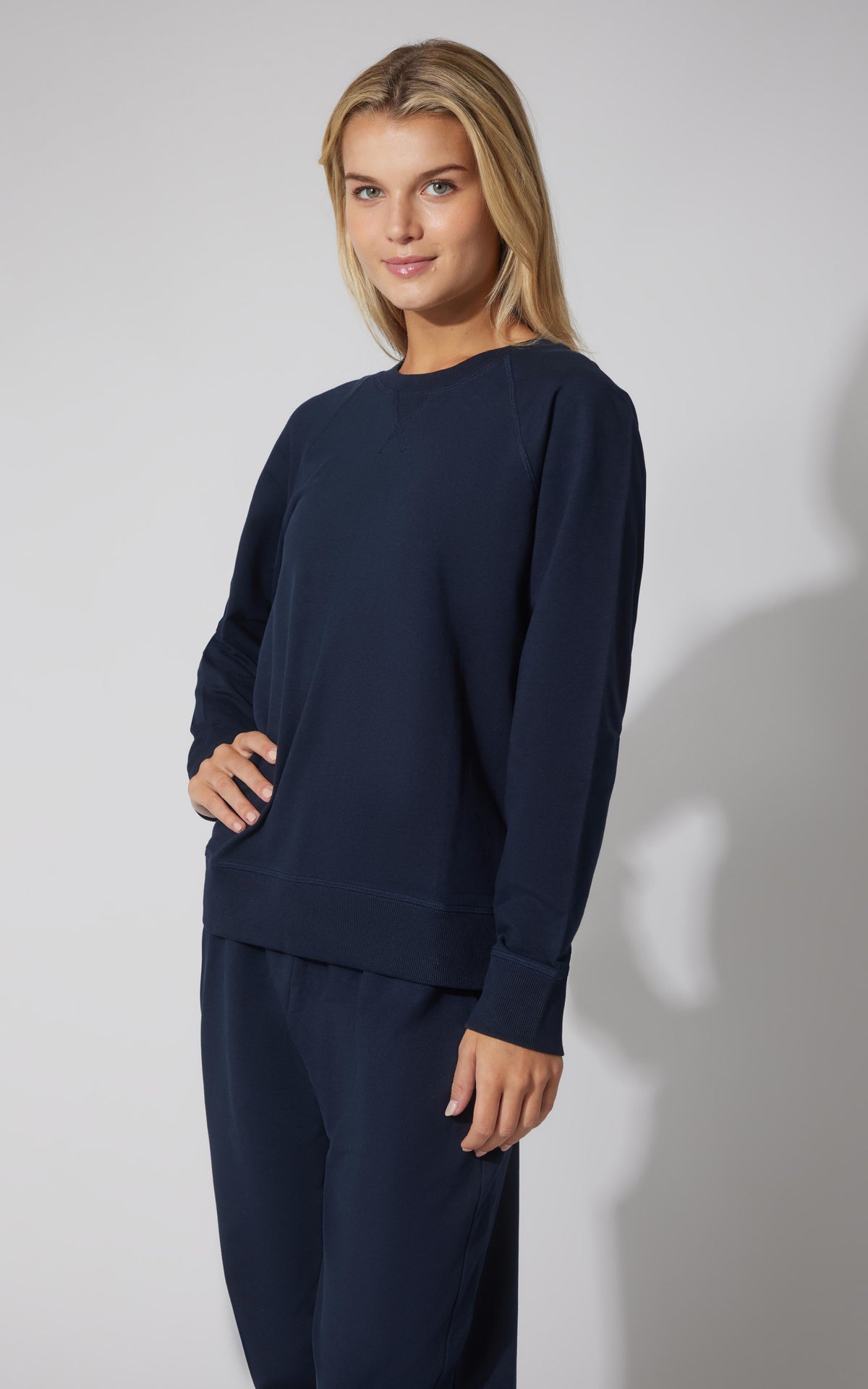 90 Degree by Reflex Terry Everyday Raglan Pullover Sweatshirt