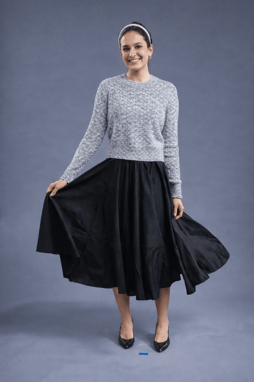 MiJN Flower Neckline Sweater