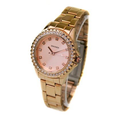 Sekonda Rose Gold Ladies Watch Temptations 4253