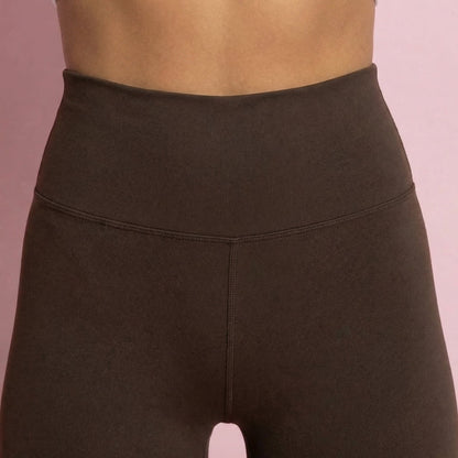 Anna-Kaci Active Women's High Waist Flare Leg Athletic Pants with Smooth Stretch Fabric and Contoured Supportive Fit for Comfortable Daily Movement
