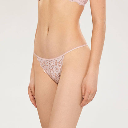 Floral Lace Low-Rise Breathable Panty