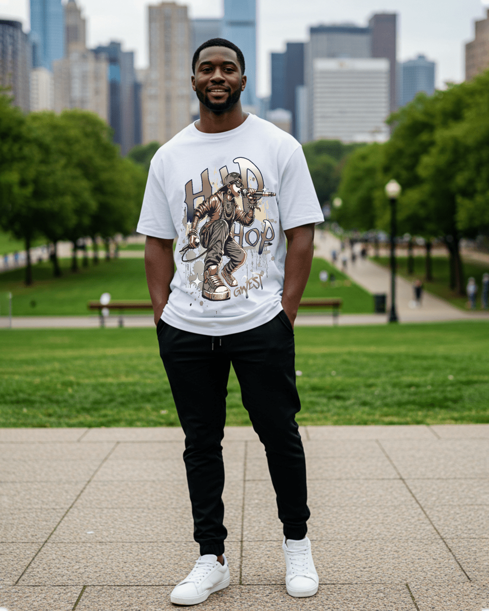 G West Hip Hop Music Oversized T-Shirt Mens