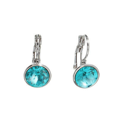 Classic Leverback Earrings with Sparkling Swarovski Crystals by callura