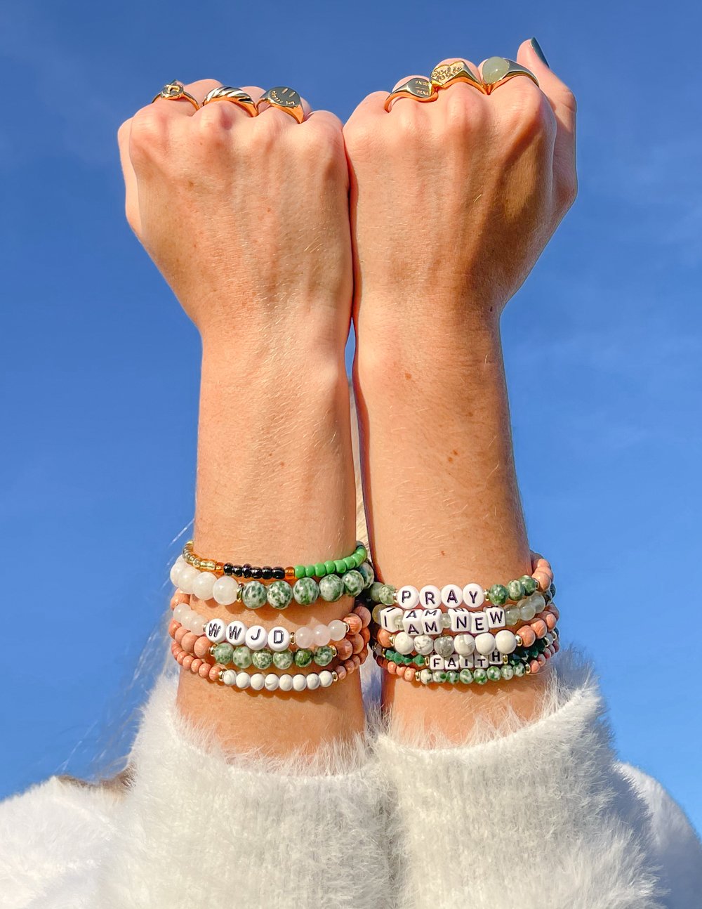 Elevated Faith Howlite Bracelet
