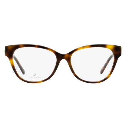 Swarovski Crystal Row Eyeglasses SK5392 052 Dark Havana 55mm