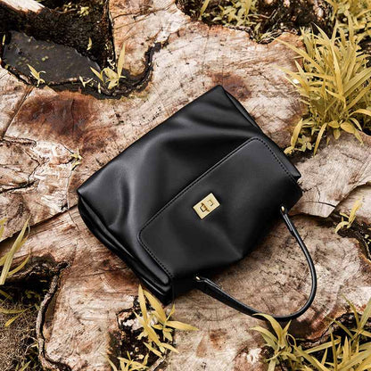 Elegant Leather Satchel Bag