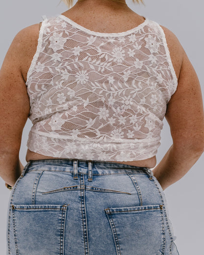 Full Lace Tank Halftee
