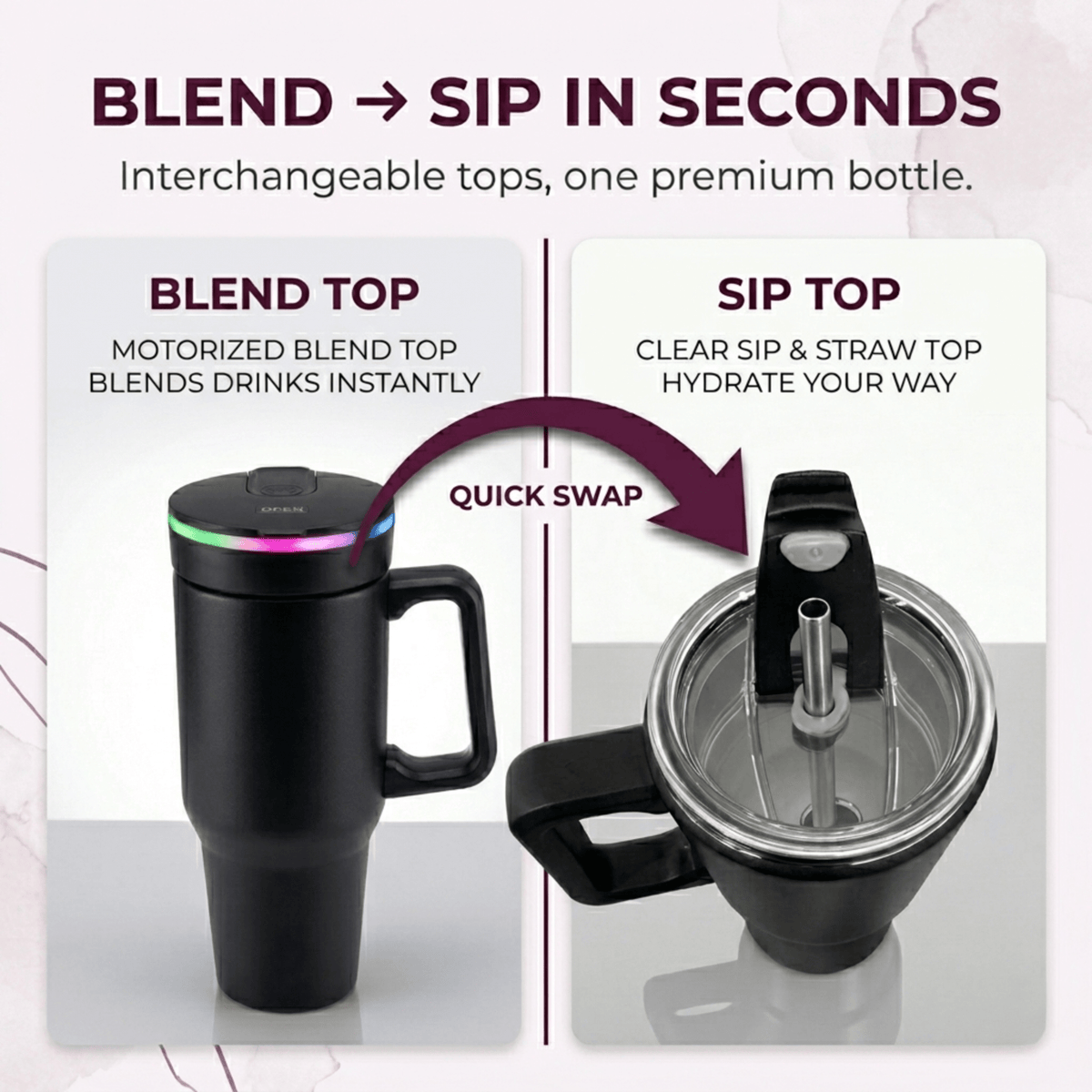 BLENDi Steel Portable Blender 17oz