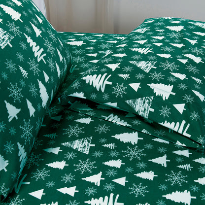 Elegant Comfort 6-Piece Christmas & Holiday Sheet Set - Soft as a Hotel Premium Quality