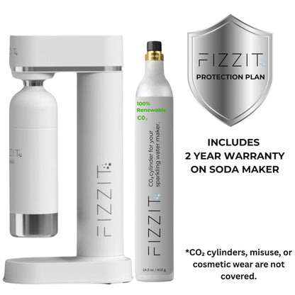 Fizzit™ Spärklï Carbonated Water Soda Maker with Stainless Steel Bottle – Dishwasher Safe Bottles - Sparkling Water Maker