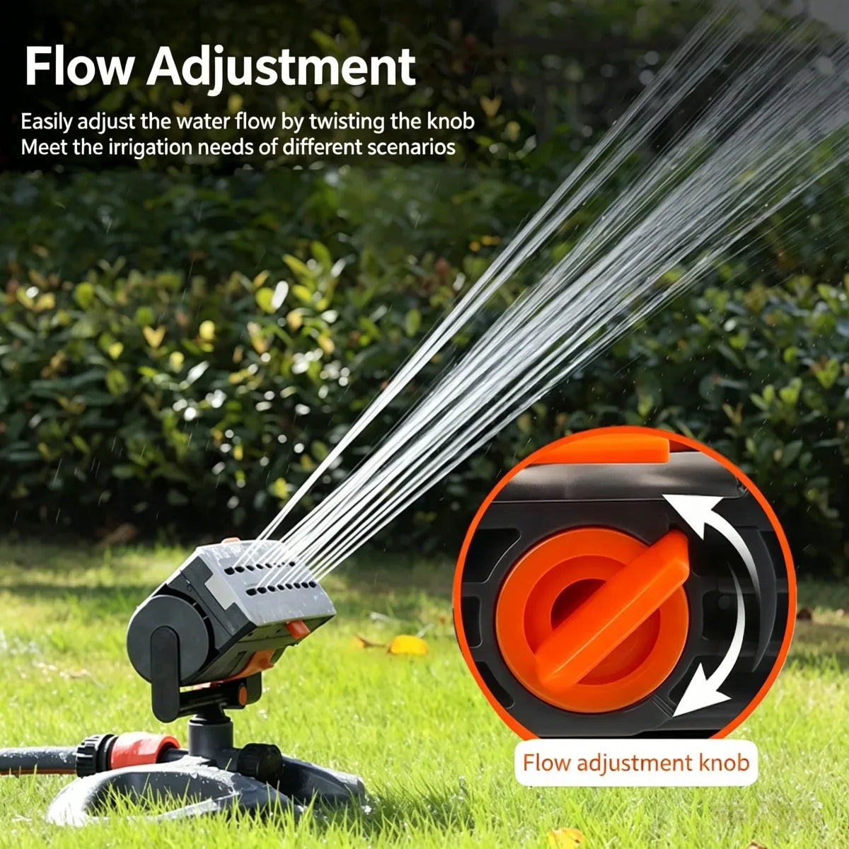 16-Hole Automatic Oscillating Sprinkler