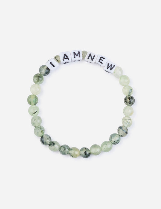 Elevated Faith I Am New Letter Bracelet