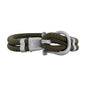 Phinity Rope Bracelet For Men Silver Green Nylon By Paul Hewitt Size Large