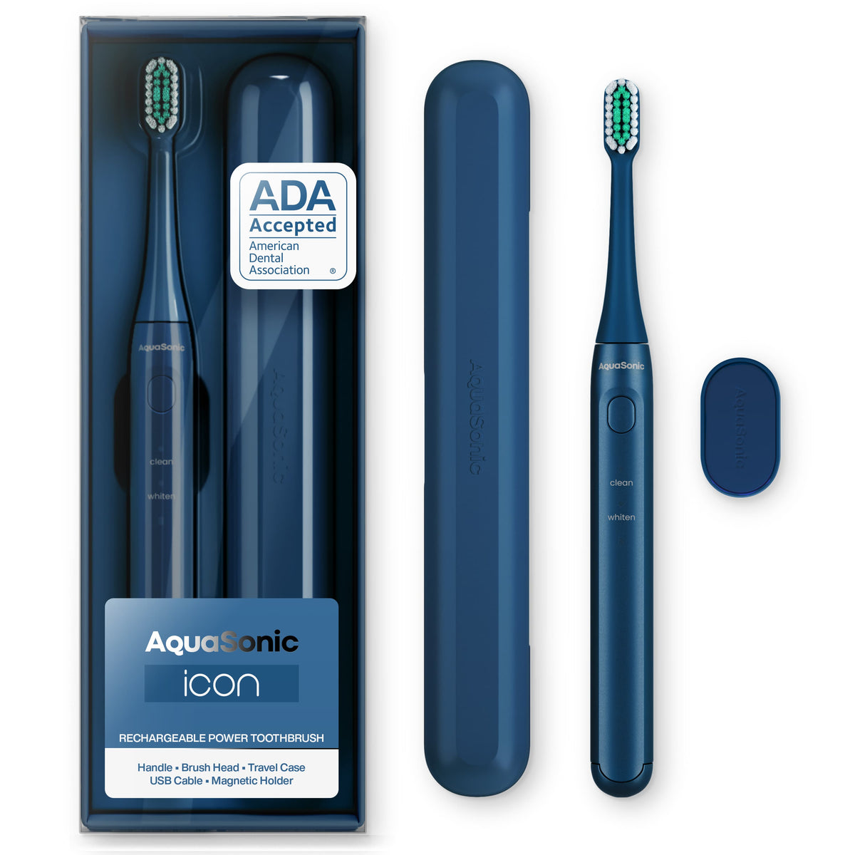 Aquasonic Icon Rechargeable Power Toothbrush