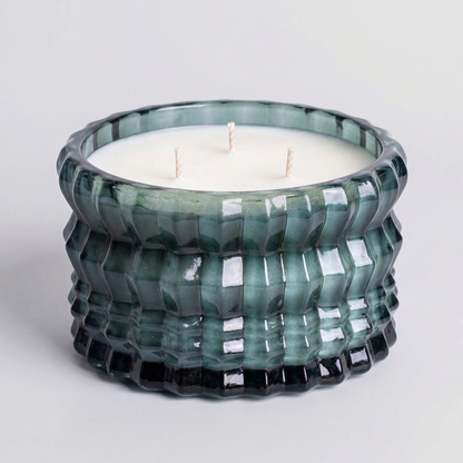 Auden Lueur Non-Toxic Candle in Textured Glass Vessel
