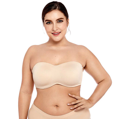 Seamless Minimizer Strapless Underwire Bra