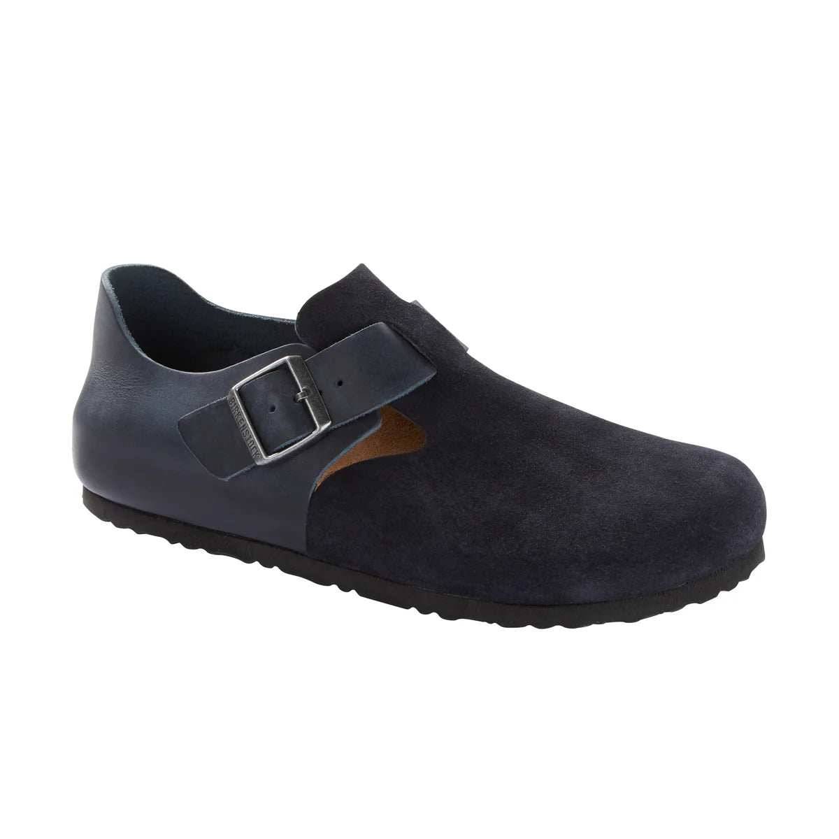Birkenstock London Suede Leather Night Blue