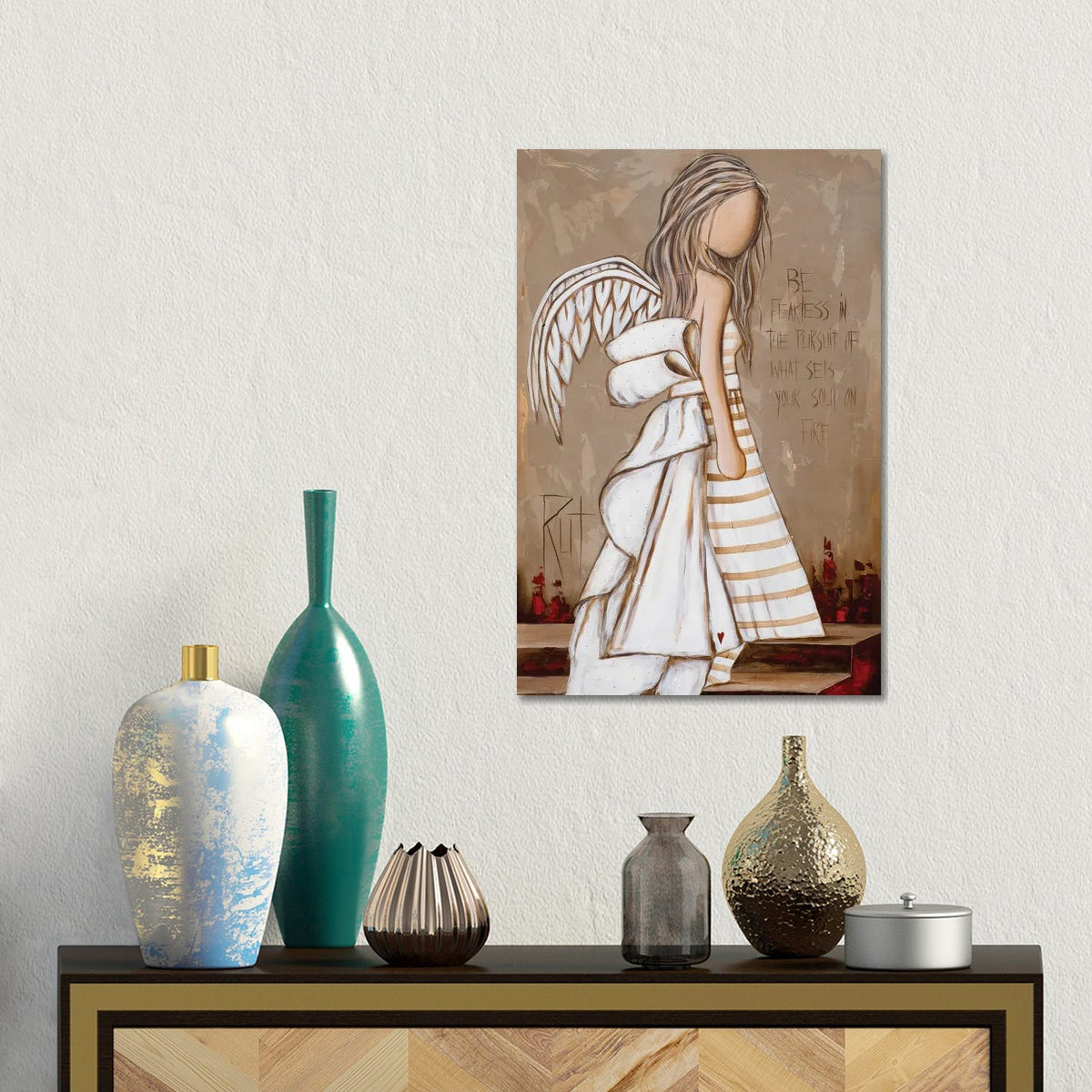 Be Fearless by Ruth's Angels - Canvas Gallery Wrap