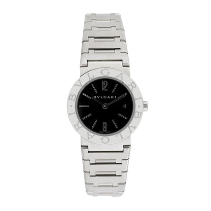 Pre-owned Bvlgari Women's Diagono 26mm Stainless Steel Wristwatch - BB23SS