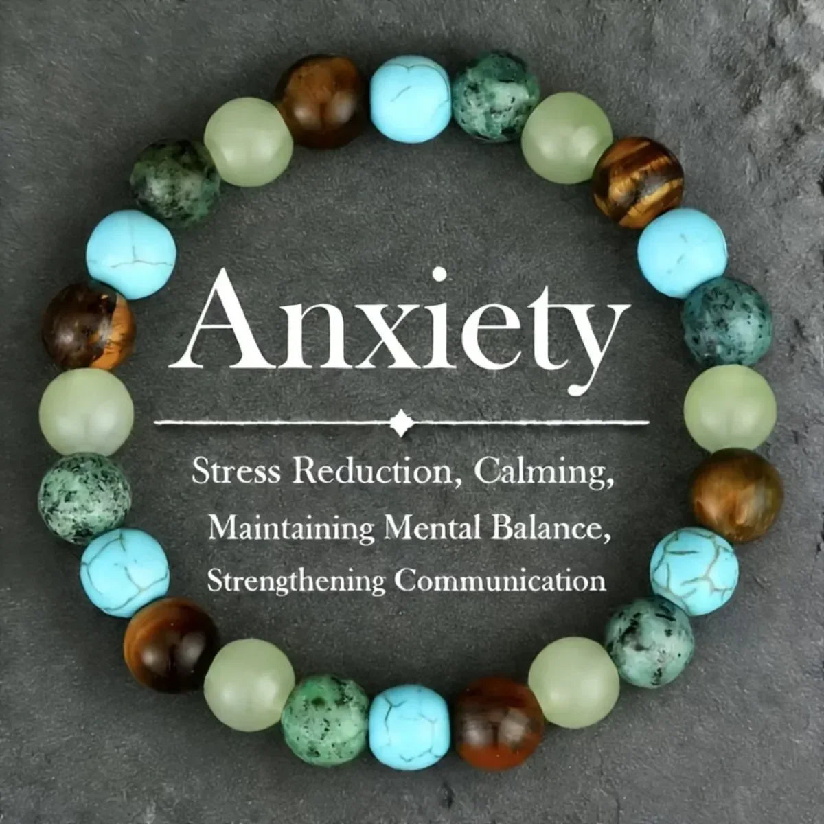 Calming Healing Stone Bracelet