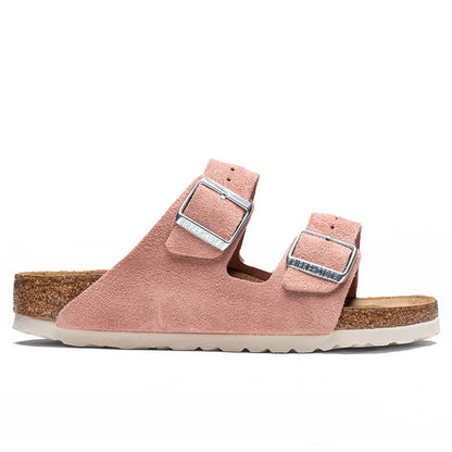 Birkenstock Arizona Soft Footbed Suede Leather Pink Clay Sandals