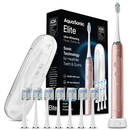 AquaSonic Elite - Ultra-Whitening Rechargeable Toothbrush