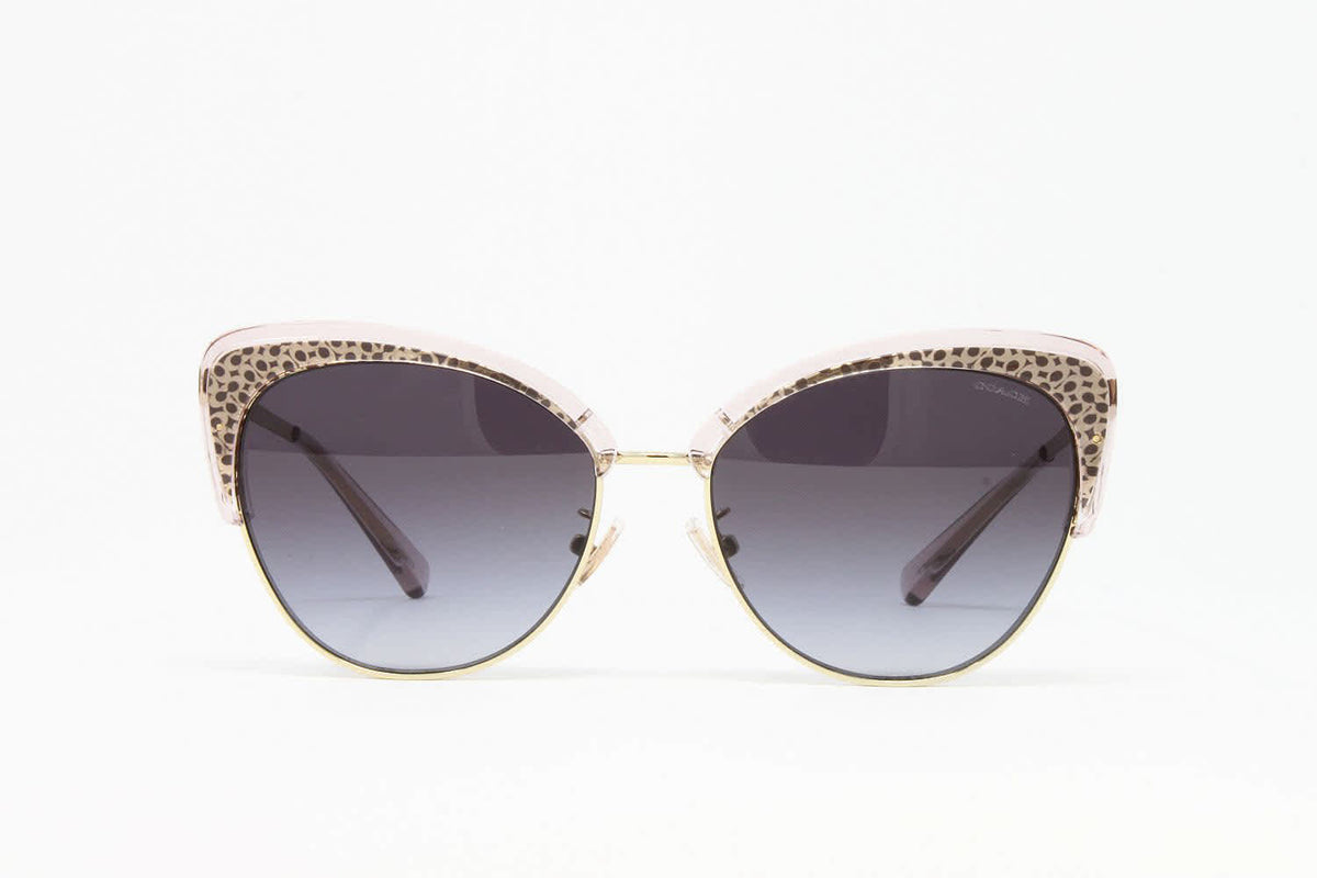 Coach Pink Light Gold Women's Cat Eye Sunglasses