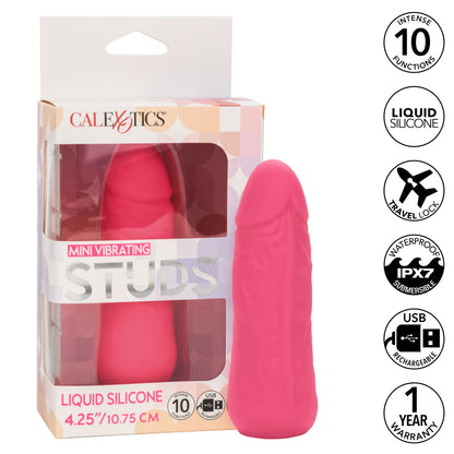 CalExotics Mini Vibrating Studs - Pink