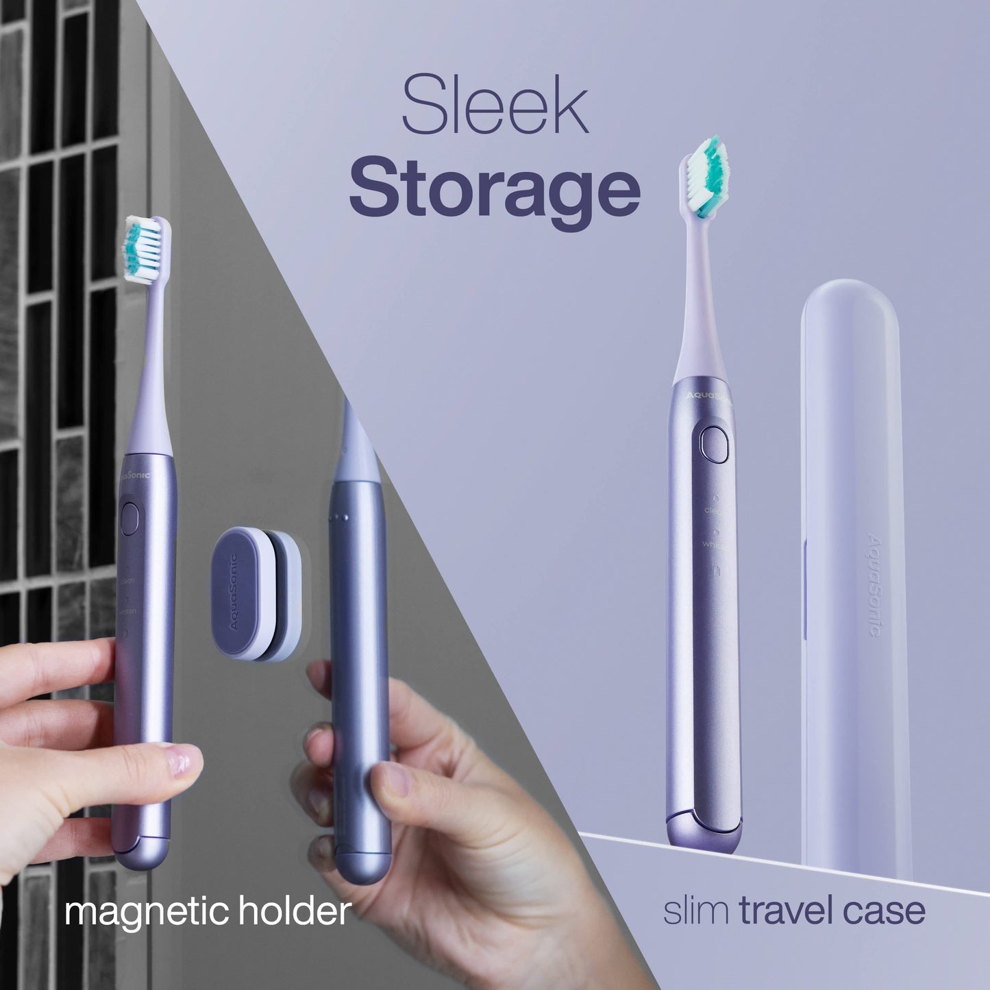 Aquasonic Icon Rechargeable Power Toothbrush
