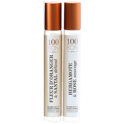 Duo 100 Bon Bergamote Rose Sauvage + Fleur D'Oranger
