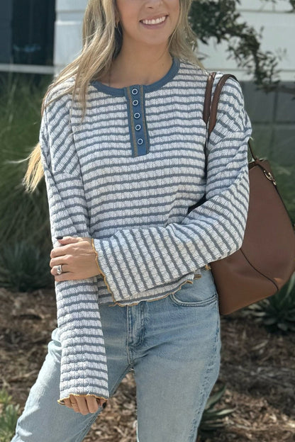 Threaded Pear Victoria Henley Top