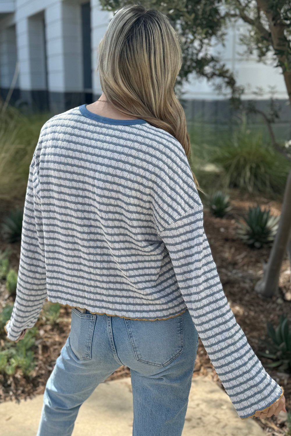 Threaded Pear Victoria Henley Top