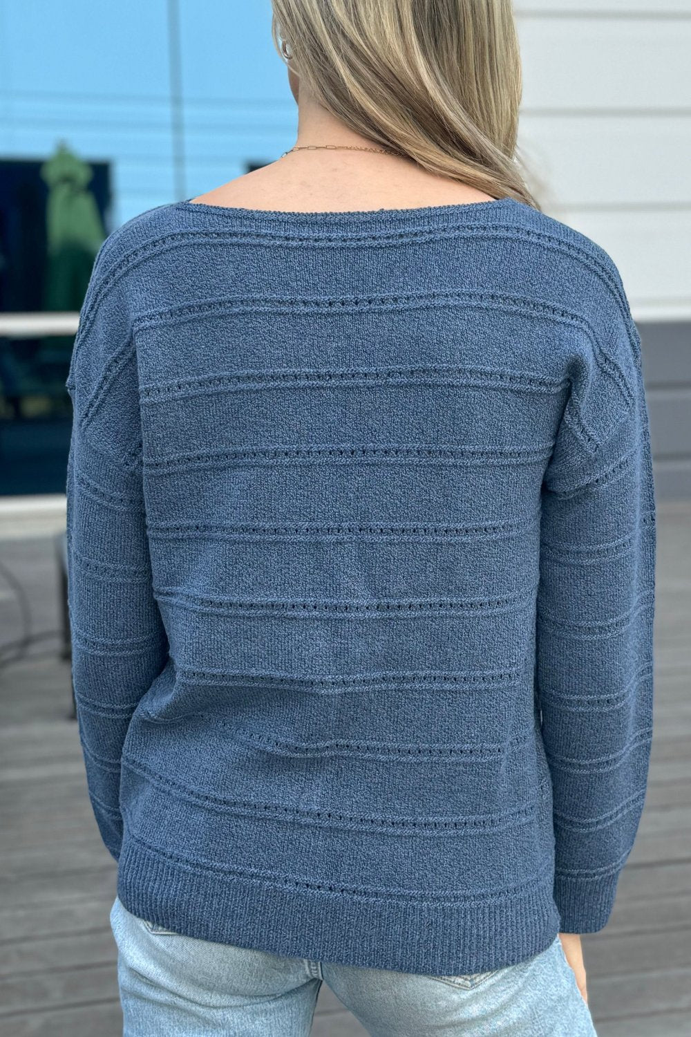 Threaded Pear Riley Knit Sweater