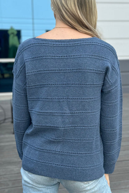 Threaded Pear Riley Knit Sweater