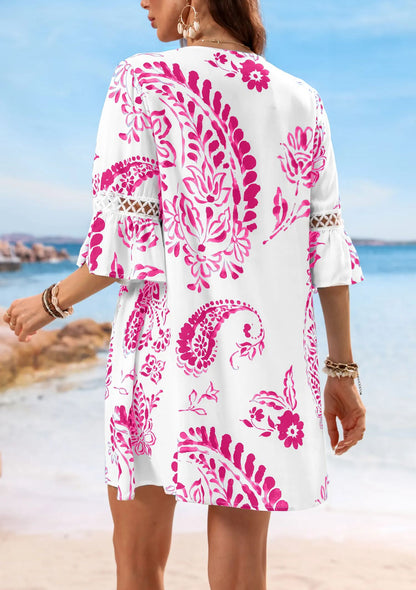 ✨2025 New Floral Print Lace Dress