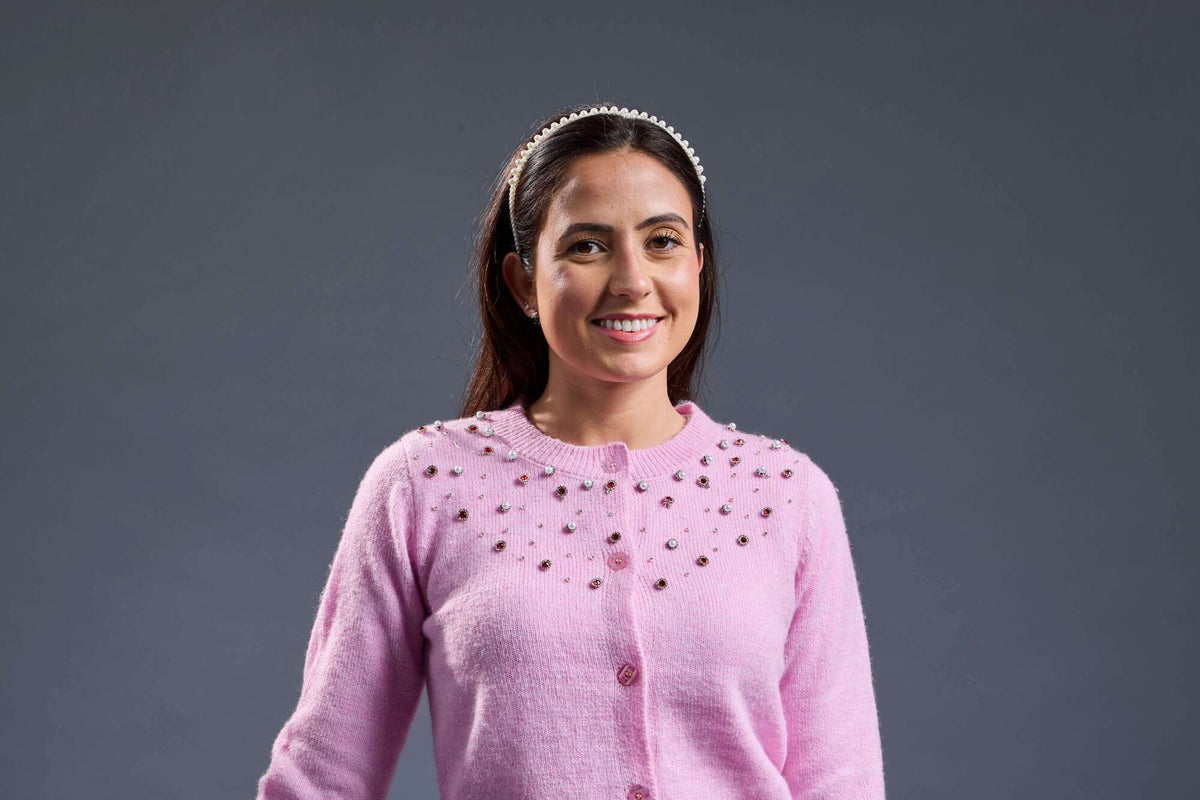 MiJN Beaded Chest Cardigan
