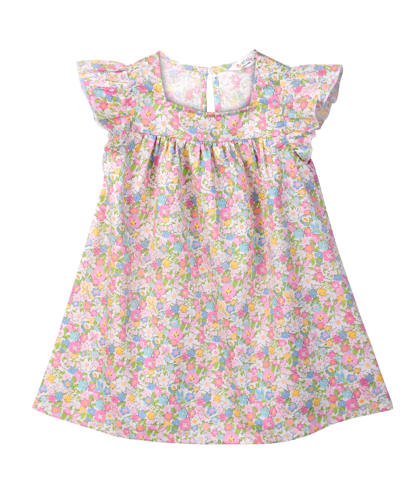 Beebay Flower Print Ruffle Dress