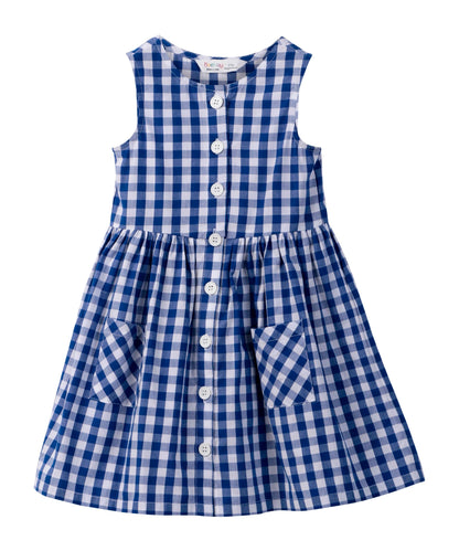 Beebay Y/d check button through dress