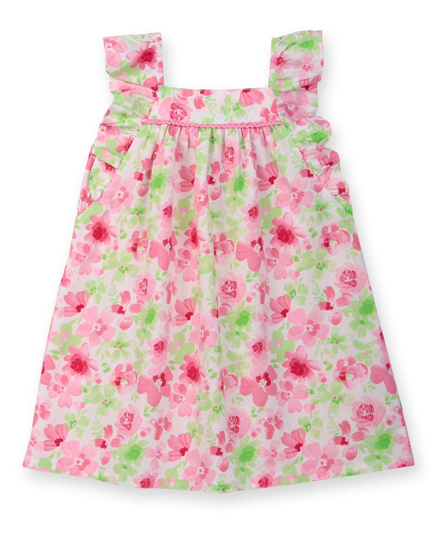 Beebay Floral print frill sleeve dress