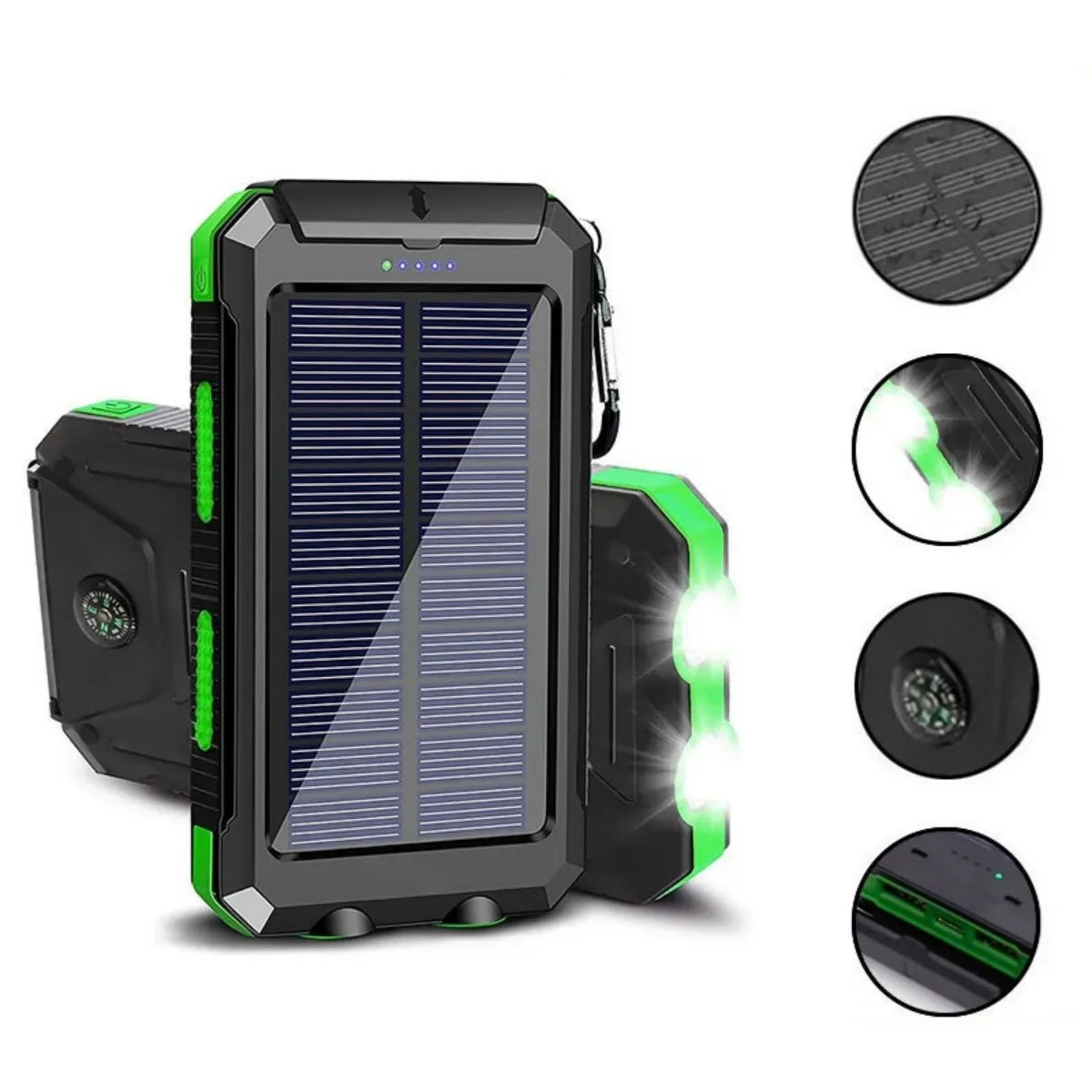 Dual-Charging Solar Power Bank
