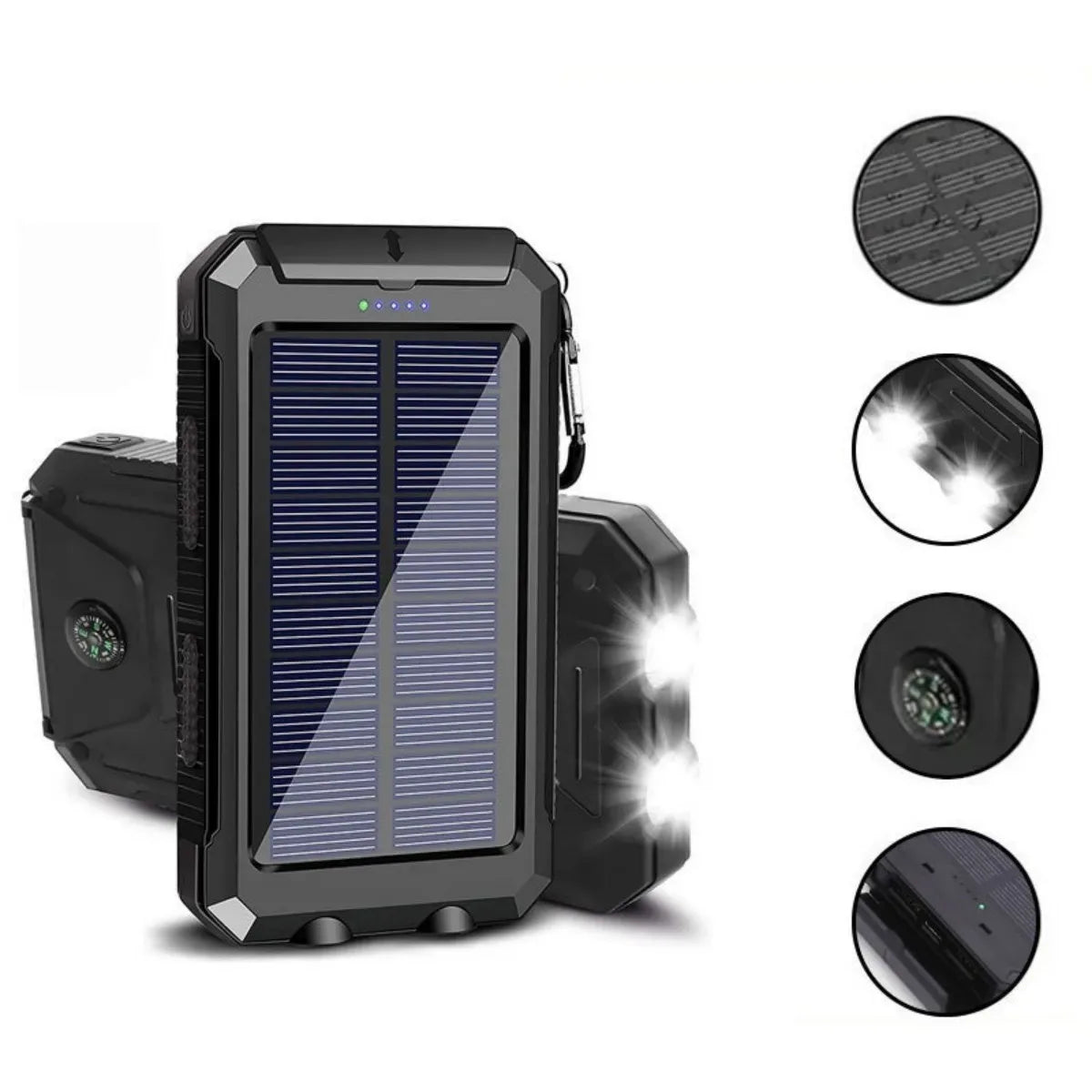 Dual-Charging Solar Power Bank