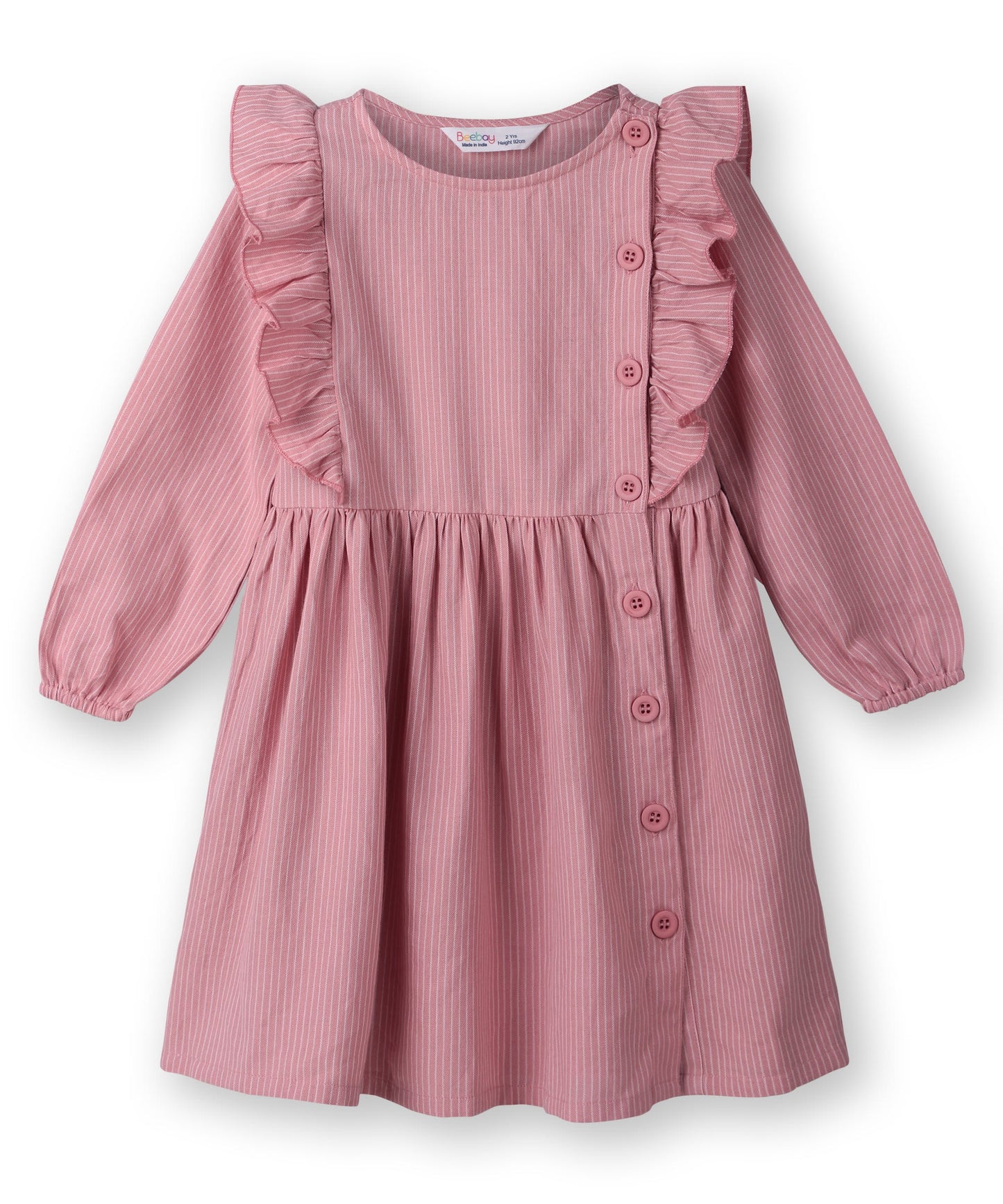 Beebay Button through striper dress