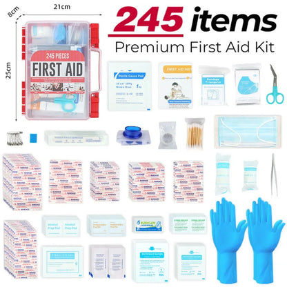245-Piece Premium First Aid Kit