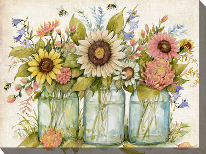 Buzzing Bouquets All Weather Outdoor Art