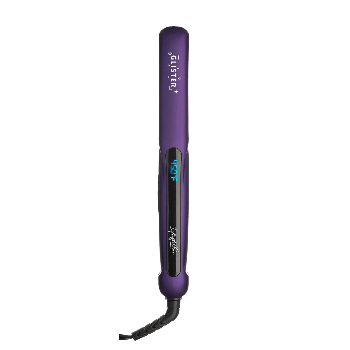 GLISTER - Interstellar 1.25” Digital Flat Iron Hair Straightener with Tourmaline Plates & Adjustable Temperature