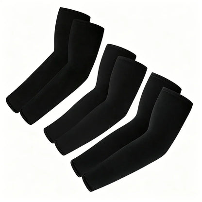 3 Pairs UV Protection Cooling Arm Sleeves