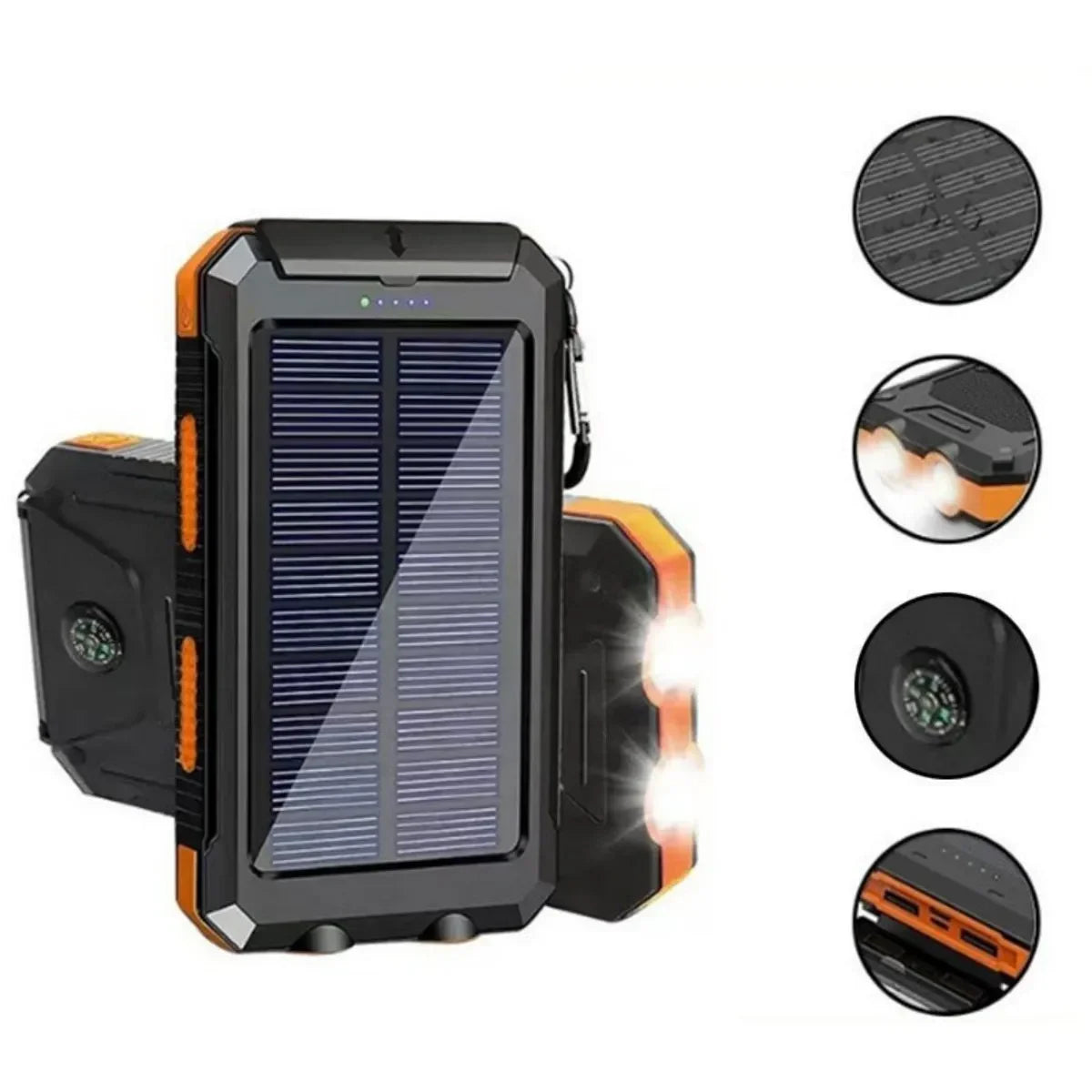Dual-Charging Solar Power Bank