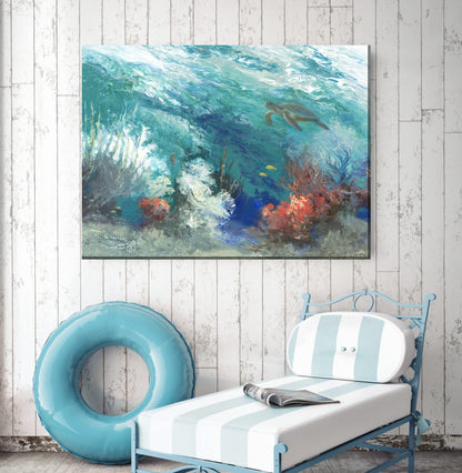 Coral Reef All Weather Outdoor Art