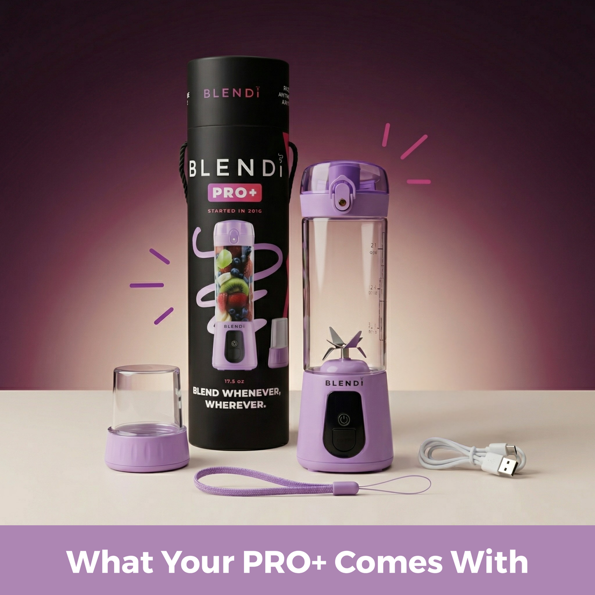 Blendi Pro+ Portable Blender 17oz